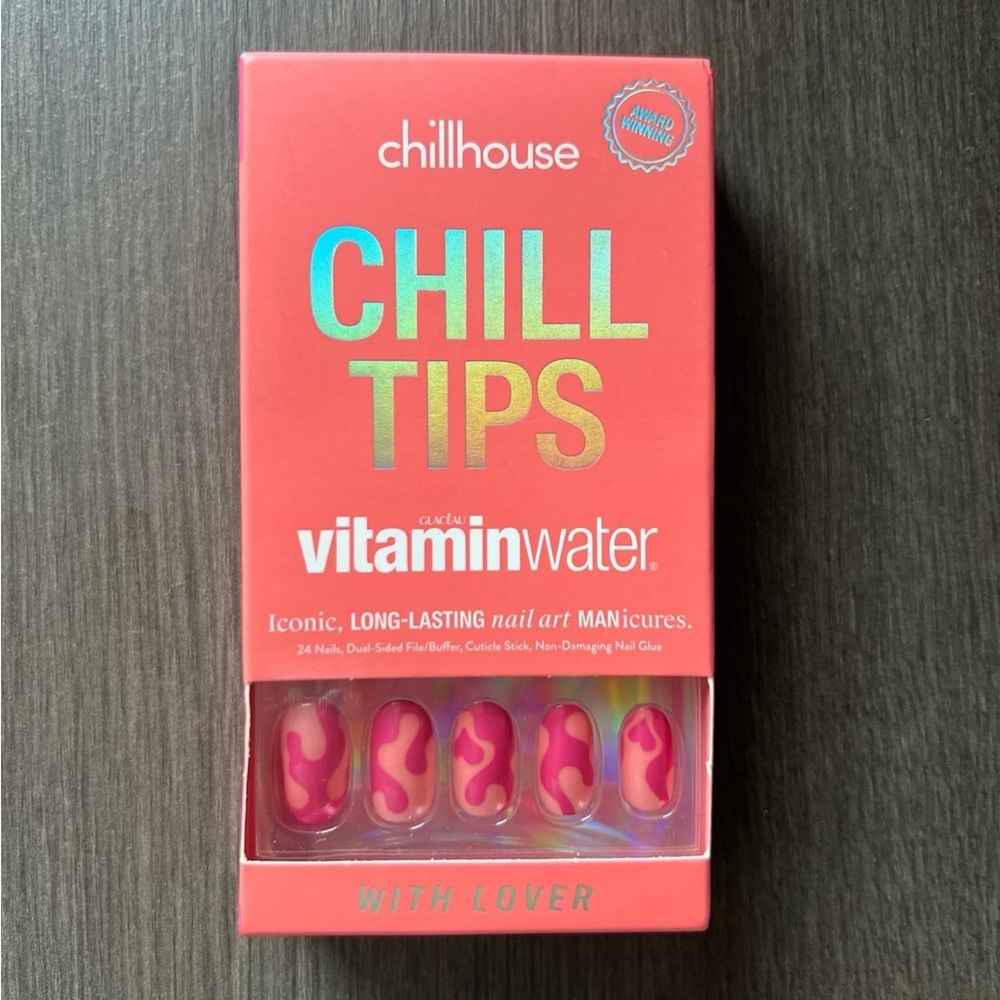 Limited edition Vitamin water x Chill House Press on Nails